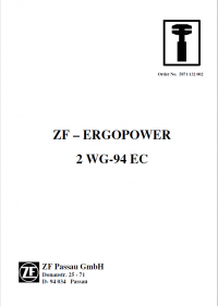 repair manual ZF – ERGOPOWER 2 WG - 94 EC Repair Manual PDF