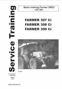 repair manual Fendt Farmer 307/308/309 CI Service Training Manual PDF