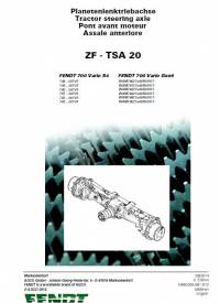 repair manual Fendt Tractor 700 Vario S4/Gen6 Steering Axle ZF TSA 20 Repair Manual PDF