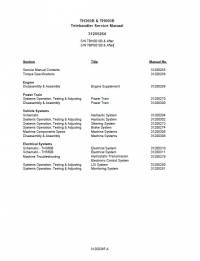 repair manual Caterpillar Telehandler TH360B, TH560B Service Manual PDF