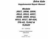repair manual JLG Drive Axle 3507/08/09/12/13, 4007/8/9/12/13/17, G6-42A, TF6-42, TL642, TL642C Repair Manual PDF