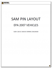 Diagnostic Software Sam Pin Layout Epa 2007 Vehicles San Cab & Chassis Wiring Diagram PDF