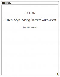 Diagnostic Software EATON Current Style Wiring Harness AutoSelect ECU Wire Diagram PDF