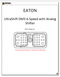 Diagnostic Software Eaton UltraShift DM3 6 Speed with Analog Shifter Wire Diagram PDF