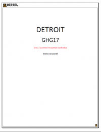Diagnostic Software Detroit GHG17 (Common Powertrain Controller) Wire Diagram PDF
