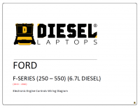 Diagnostic Software FORD F-Series (250-550) (6.7L Diesel)(2013-2016) Electronic Engine Controls Wiring Diagram PDF