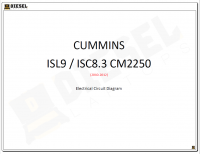 Diagnostic Software CUMMINS ISL9 / ISC8.3 CM2250 (2010-2012) Electrical Circuit Diagram PDF