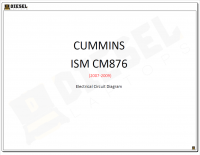 Diagnostic Software CUMMINS ISM CM876 (2007-2009) Electrical Circuit Diagram PDF