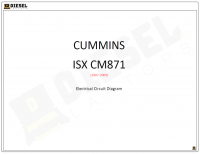 Diagnostic Software CUMMINS ISX CM871 (2007-2009) Electrical Circuit Diagram PDF
