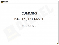 Diagnostic Software CUMMINS ISX-11.9/12 CM2250 (2010-2012) Electrical Circuit Diagram PDF