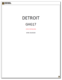 Diagnostic Software Detroit GHG17 (CPC4) (VIH) Wire Diagram PDF