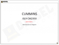 Diagnostic Software CUMMINS ISL9 CM2350 (2013-2017) Electrical Circuit Diagram PDF