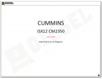 Diagnostic Software Cummins ISX12 CM2350 (2013-2017) Electrical Circuit Diagram PDF