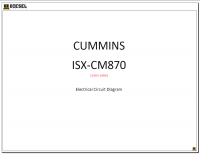 Diagnostic Software Cummins ISX-CM570 (1999-2002) Electrical Circuit Diagram PDF
