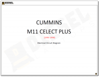 Diagnostic Software Cummins M11 CELECT PLUS (1995-1998) Electronic Circuit Diagram PDF