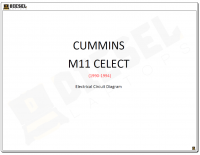 Diagnostic Software Cummins M11 CELECT (1990-1994) Electronic Circuit Diagram PDF