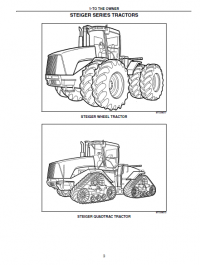 repair manual Case Steiger 280, 330, 380, 430, 480, 530 tractor Operators manual