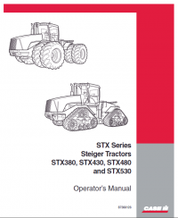 repair manual CASE STX380 STX430 STX480 and STX530 PDF Operator’s manual