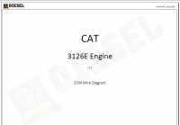 Diagnostic Software Cat 3126E Engine LEF ECM Wire Diagram PDF