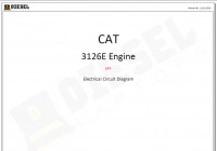 Diagnostic Software Cat 3126E Engine DPF Electrical Citruit Diagram PDF