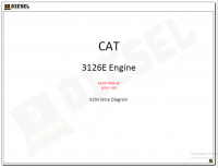 Diagnostic Software Cat 3126E Engine RENR7898-00(LEF1-UP) Electrical Circuit Diagram PDF