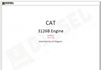 Diagnostic Software Cat 3126B Engine SENR9525 (6PZ, 7JZ) Electrical Circuit Diagram PDF