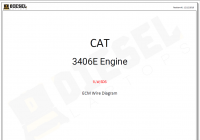 Diagnostic Software Cat 3406E Engine 1LW, 5DS ECM Wire Diagram PDF