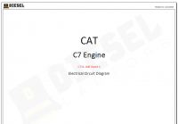 Diagnostic Software Cat C7 Engine C7S1-300 Sheet 1 Electrical Circuit Diagram PDF