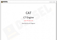 Diagnostic Software Cat C7 Engine LBM, NPH, WAX, SAP Electrical Circuit Diagram PDF