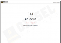 Diagnostic Software Cat C7 Engine FML, FMM, JRT, RMF Electrical Circuit Diagram PDF