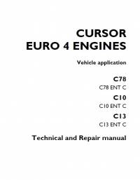repair manual Iveco Engines Cursor Euro 4 Technical & Repair Manual PDF