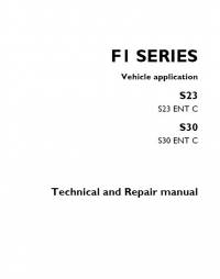 repair manual Iveco Engines F1 Series - S23/S30 ENT C Technical & Repair Manual PDF