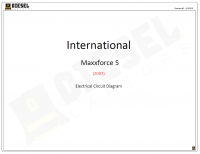 Diagnostic Software International Maxxforce 5 (2007) Electrical Circuit Diagram PDF