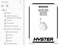 repair manual Hyster Forklifts W25-30ZA (B495) PDF Manual