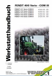 repair manual Fendt Tractor 400 Vario COM III Repair Manual PDF