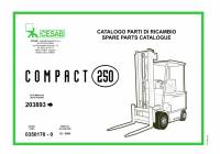 spare parts catalog Cesab Forklifts Compact 250 Spare Parts Catalog PDF