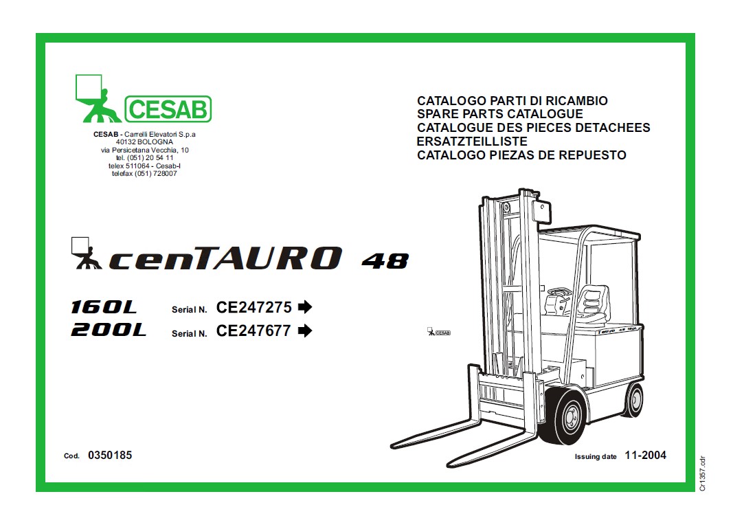 Despiece Centauro Ac - 160L-200L - Ce247275, PDF