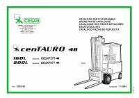 spare parts catalog Cesab Forklifts cenTAURO 48 160L-200L Spare Parts Catalog PDF