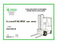 spare parts catalog Cesab Forklifts cenTAURO 48 160L Spare Parts Catalog PDF