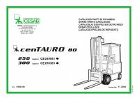 spare parts catalog Cesab Forklifts cenTAURO 250, 300 Spare Parts Catalog PDF
