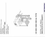 spare parts catalog Cesab Forklifts TR 800-1000-1200 AC Series Spare Parts Catalog PDF