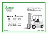 spare parts catalog Cesab Forklifts 412, 415, 416, 416L, 418, 418L, 420 Spare Parts Catalog PDF