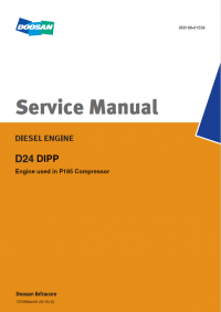 repair manual Doosan Diesel Engine D24 DIPP Service Manual PDF
