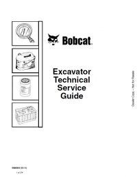 repair manual Bobcat Technical Service Guide PDF