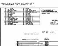 repair manual Peterbilt DDEC III W/OPT IDLE Wiring Diag Manual