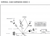 repair manual Peterbilt Cab Harness DDEC II Wiring Schematics Manual