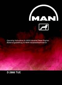 repair manual Man Industrial Diesel Engines D 2866 Tue Operating Instructions PDF