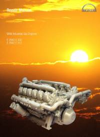 repair manual Man Industrial Gas Engines E 2842 E302/E312 Repair Manual PDF
