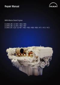 repair manual Man Marine Diesel Engines D 2848, D 2840, D 2842 Repair Manual PDF