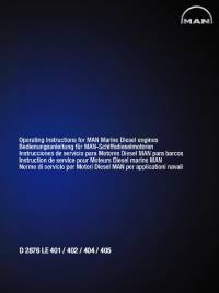 repair manual Man Diesel Engine D 2876 LE 401 / 402 / 404 / 405 Operating Instructions PDF